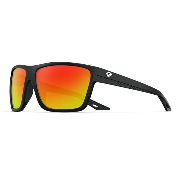 Sunlight Rays Red Mirror Performance Sunglasses