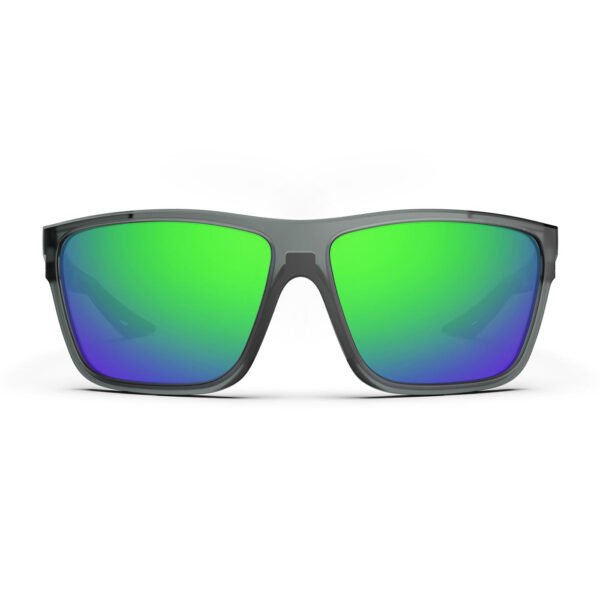 C18Transparentgrey_Icegreenflake-2_ccc39516-9bb6-4d3b-a400-cc33f85416a0.jpg Emerald Smog TR90 Polarized Performance Sunglasses