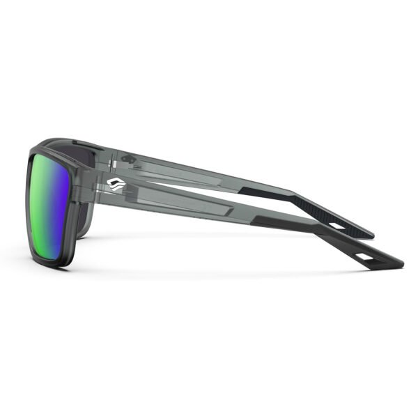 C18Transparentgrey_Icegreenflake-3_8b817257-26e6-49fc-a0b1-a30aed7a3929.jpg Emerald Smog TR90 Polarized Performance Sunglasses