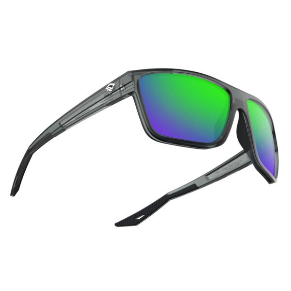C18Transparentgrey_Icegreenflake-4_0fddf568-a165-48b7-99a8-467c2d09219c.jpg Emerald Smog TR90 Polarized Performance Sunglasses