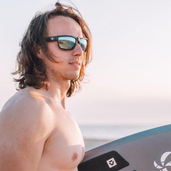 Reflection Line Silver Polarized Sunglasses