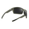 Unique Dark Green Polarized Wraparound Sunglasses