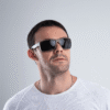 Unique Dark Green Polarized Wraparound Sunglasses